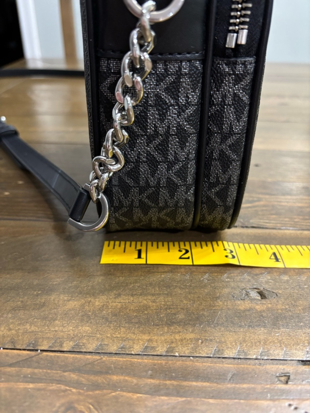 Michael Kors Jet Set Travel Medium North South Chain Crossbody Flight Bag - Picture 10 of 12